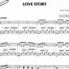 نمونه 1 نت پیانو Love Story از ریچارد کلایدرمن